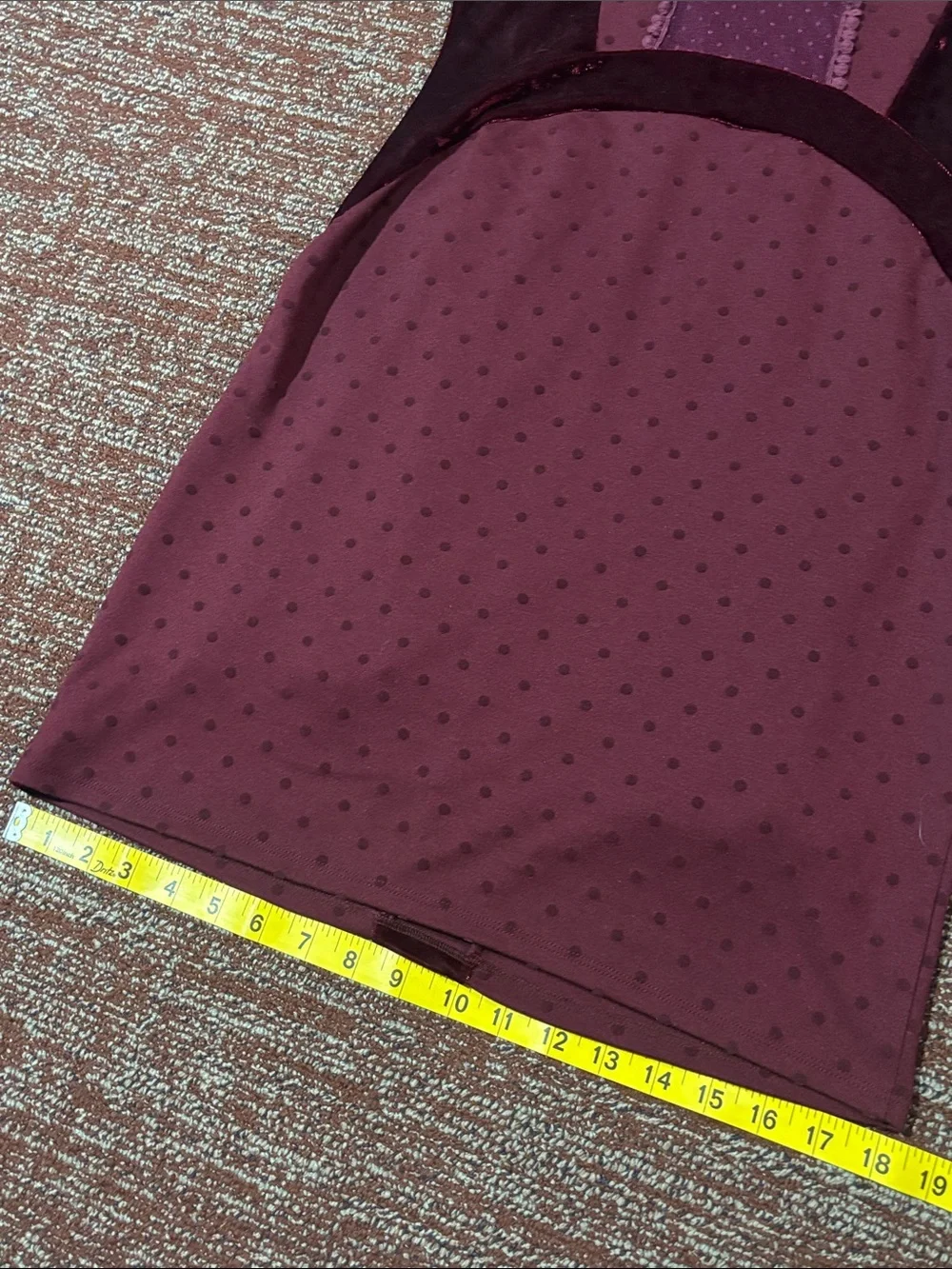 Free people dress maroon burgundy velvet faux bustier lace back party dress LG